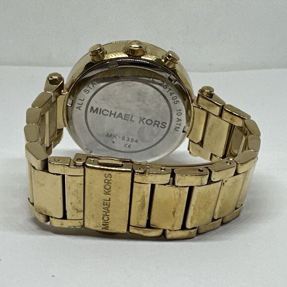 Michael Kors Parker MK5354 Women\'s Gold Stainless Steel Analog Dial Watch NUL7 main image 9